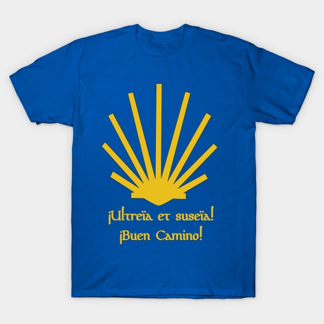 Camino Greeting T-Shirt by PilgrimPadre